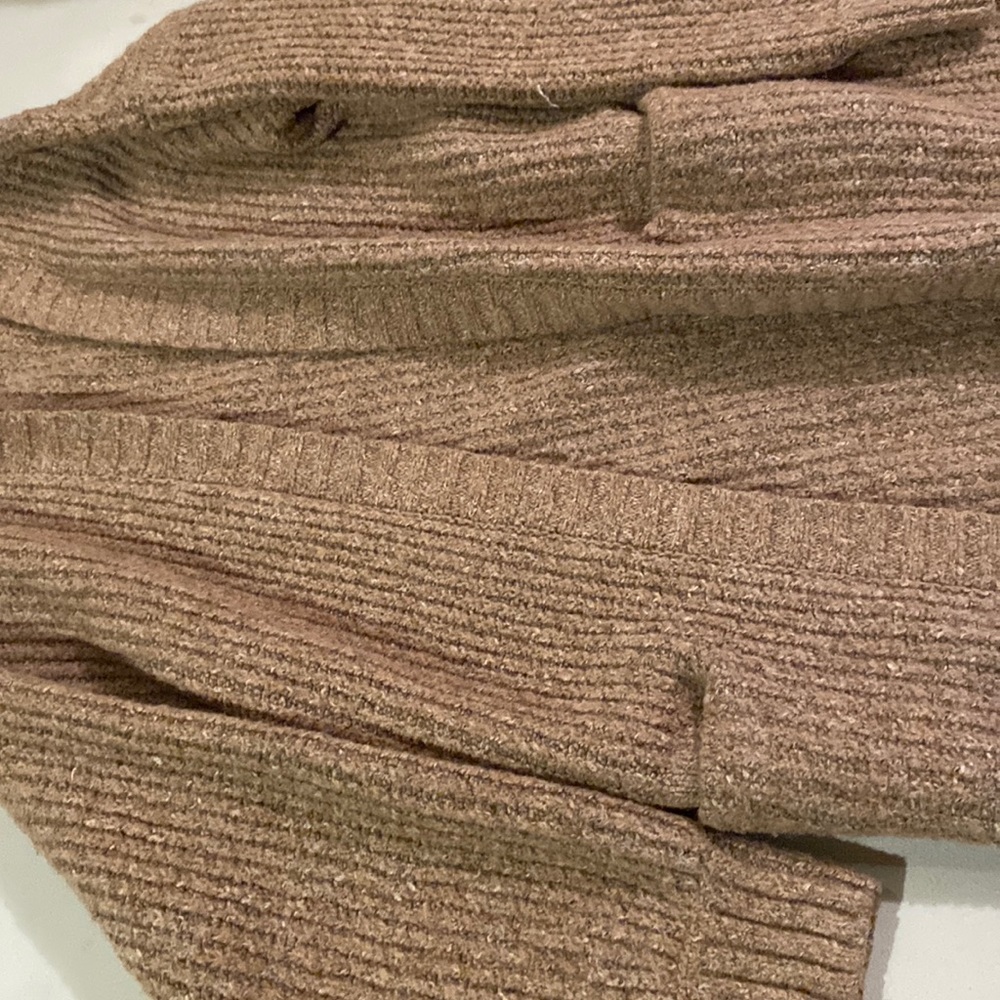 brown sweater
